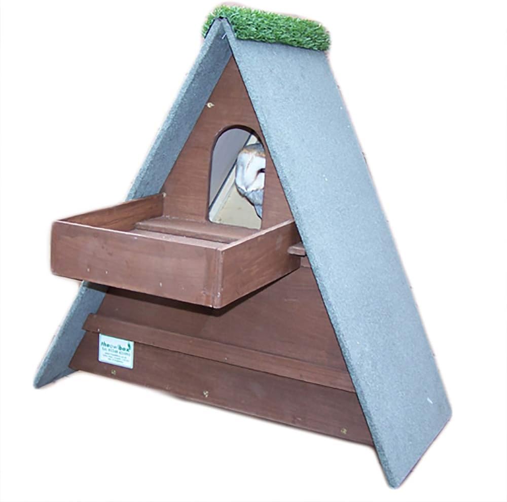 Owl Nest Box set with Triangle Barn owl Box