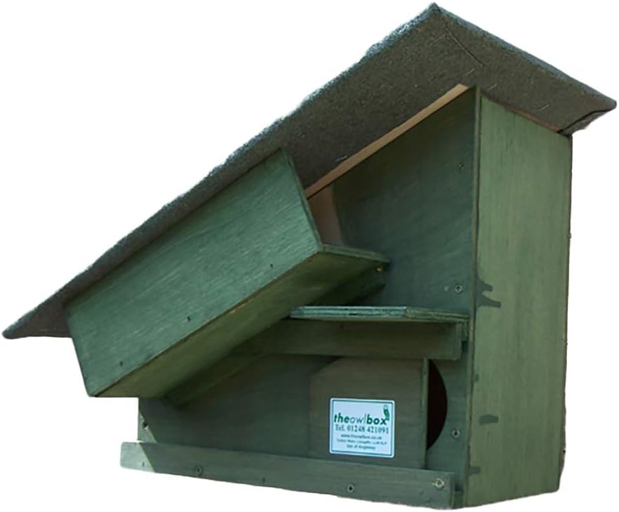 Owl Nest Boxes set with Square Barn Owl Box
