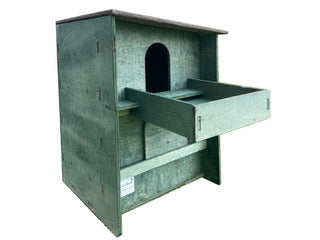 Owl Nest Boxes set with Square Barn Owl Box